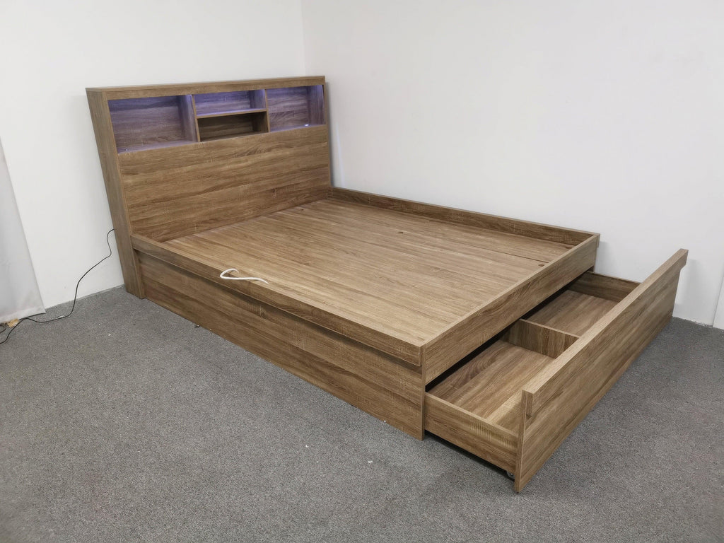 Revena Bedroom Range (Light Oak Colour) - Living Design Furniture