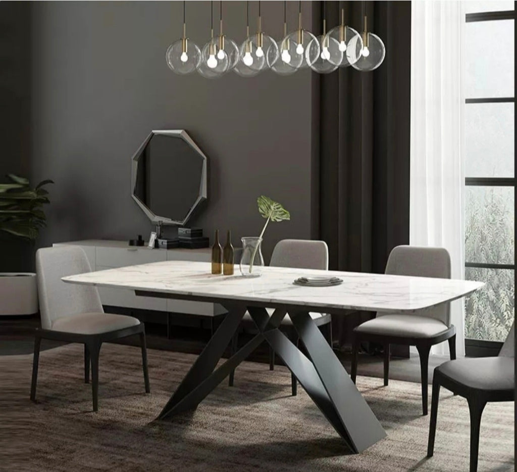 Napoli Stone Dining Table - Living Design Furniture