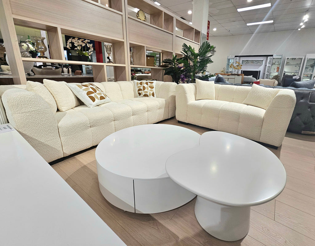Living Design Boucle Fabric lounge 02