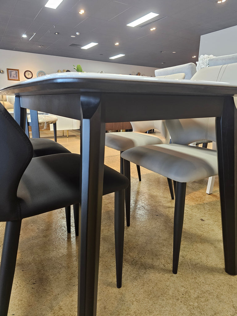 Living Design Miami White Stone Table 1400 02
