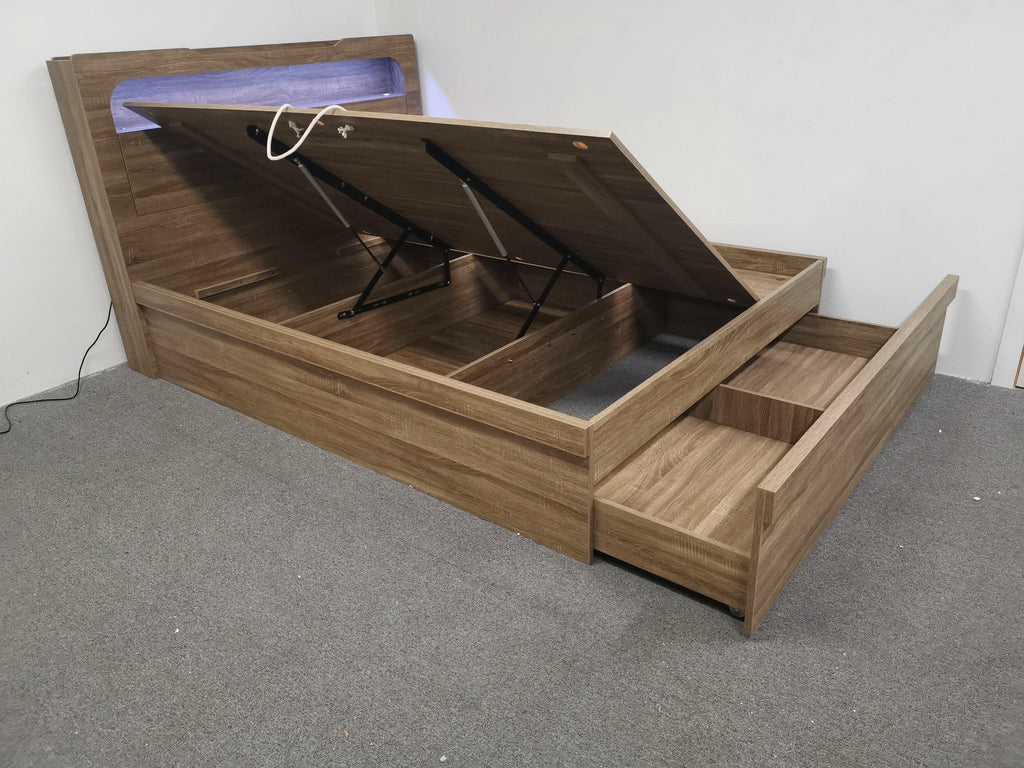 Lydia Bedroom Range (Oak Colour) - Living Design Furniture
