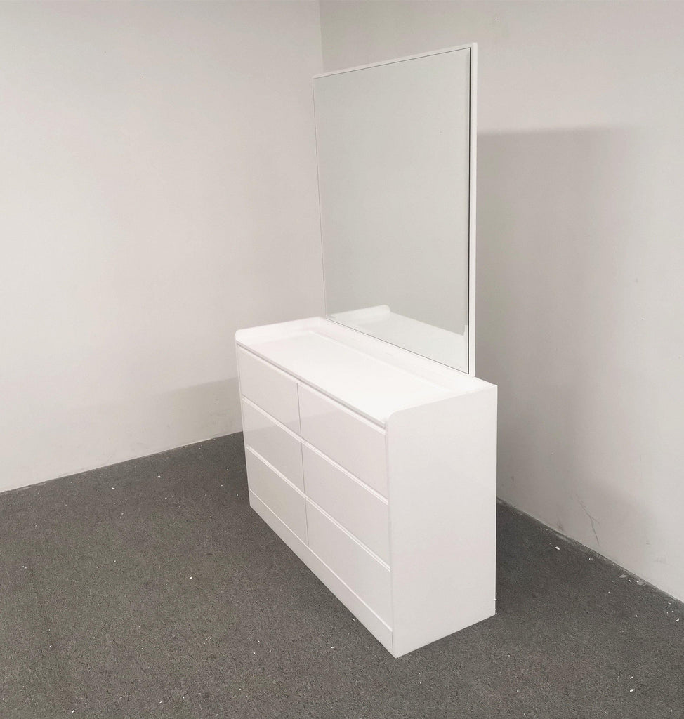 Newport Bedroom Range (White Colour) - Living Design Furniture