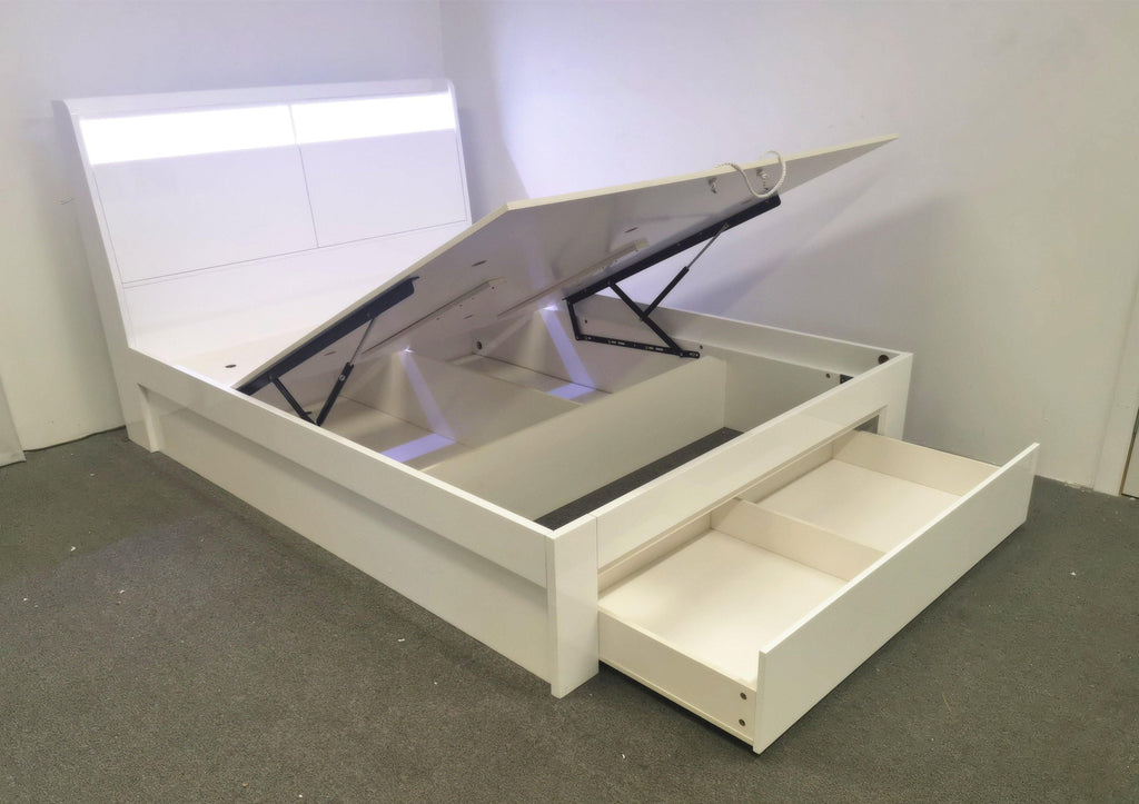 Newport Bedroom Range (White Colour) - Living Design Furniture