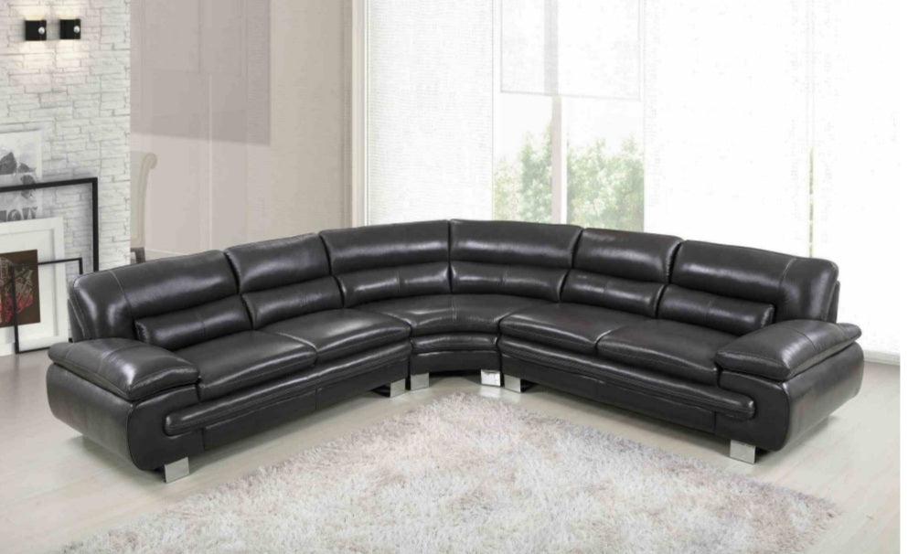 SX6337 Leather Corner Modular lounge - Living Design Furniture