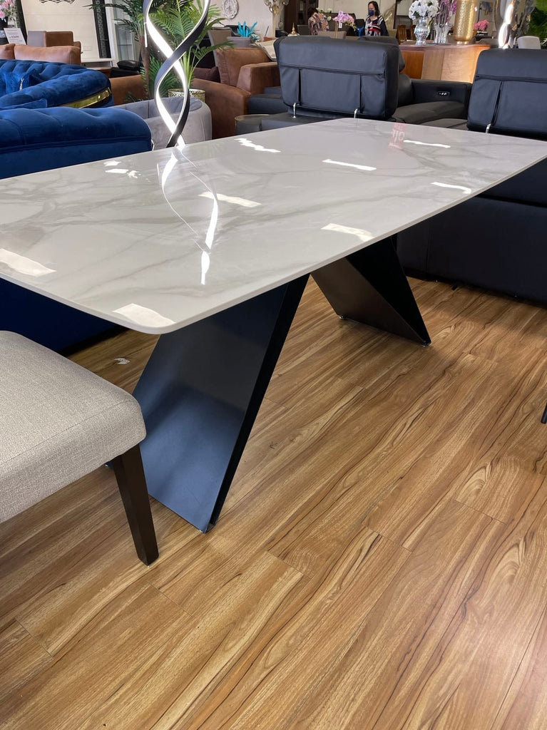 Napoli Stone Dining Table - Living Design Furniture